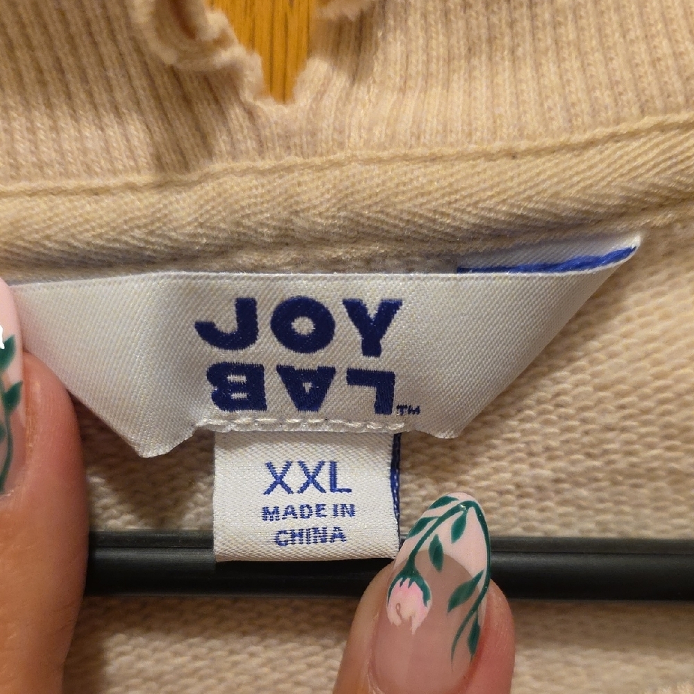 JoyLab XXL Bundle- Cream Crewneck And Blue Hoodie - Picture 2 of 7